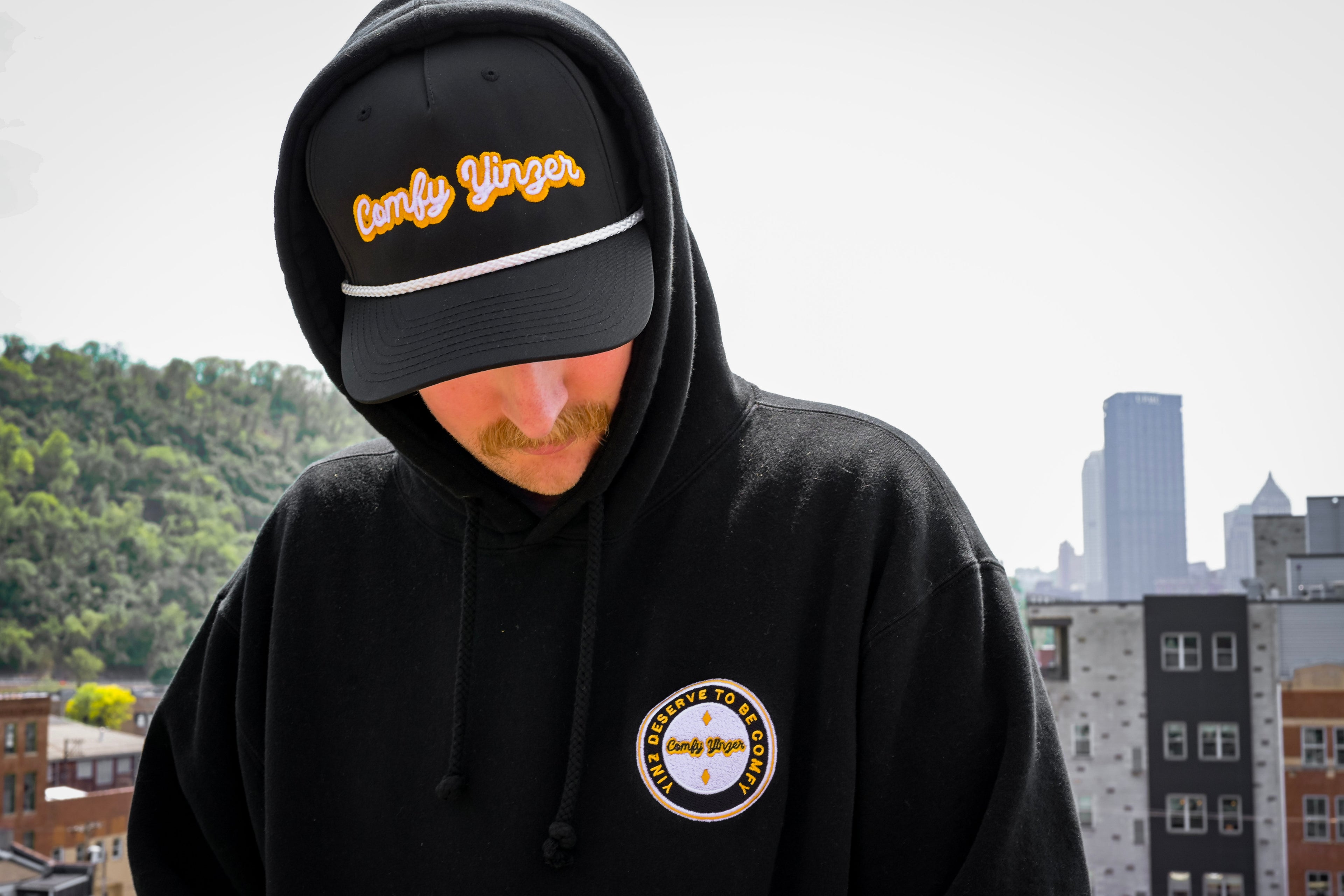 Comfy Yinzer™ Embroidered Hoodie